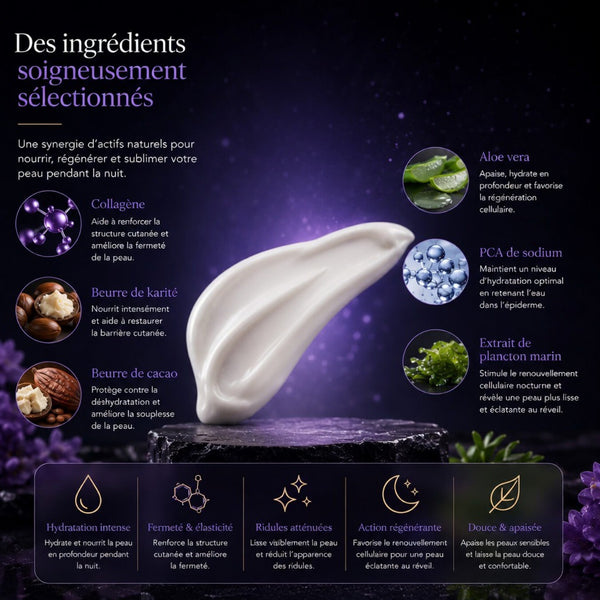 Crème de nuit anti-âge au collagène | Kaii Lare - vue 3