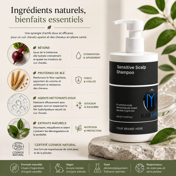 Shampoing cuir chevelu sensible naturel | Kaii Lare - vue 2