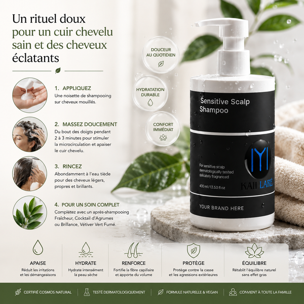 Shampoing cuir chevelu sensible naturel | Kaii Lare - vue 4