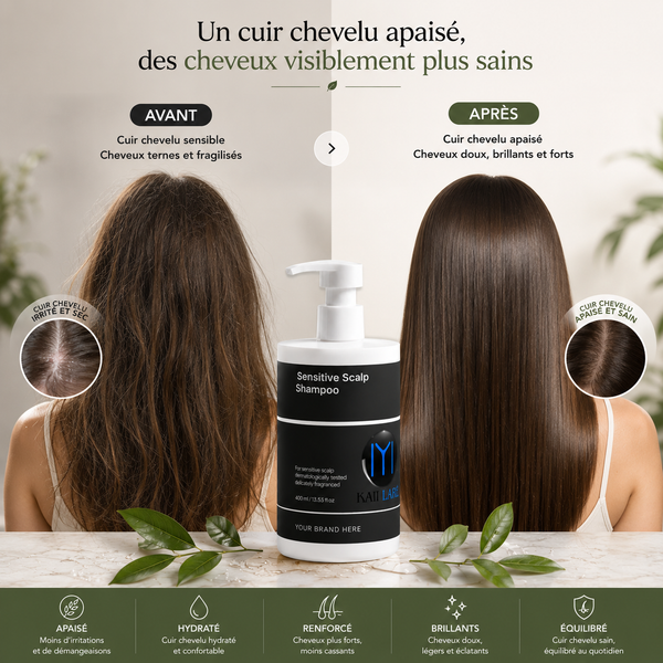 Shampoing cuir chevelu sensible naturel | Kaii Lare - vue 5