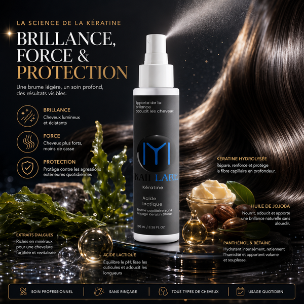 Brume capillaire sans rinçage Keratin Shine | Kaii Lare - vue 3