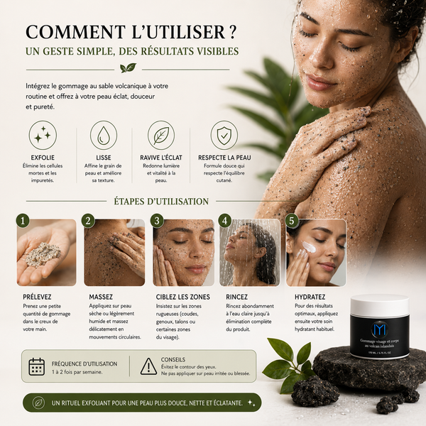 Gommage visage & corps sable volcanique | Kaii Lare - vue 5