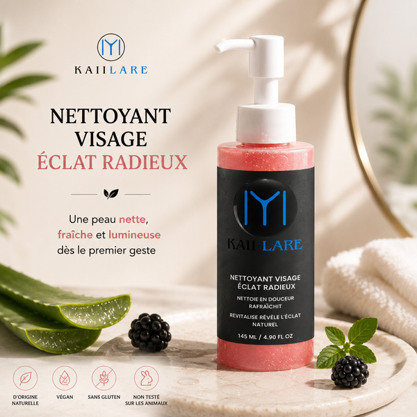 Nettoyant visage éclat radieux naturel | Kaii Lare - vue 1