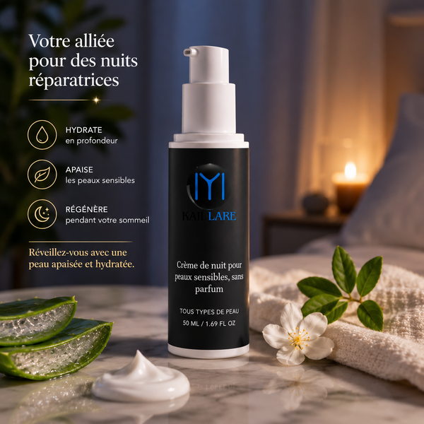 Crème de nuit peaux sensibles bio | Kaii Lare - vue 1