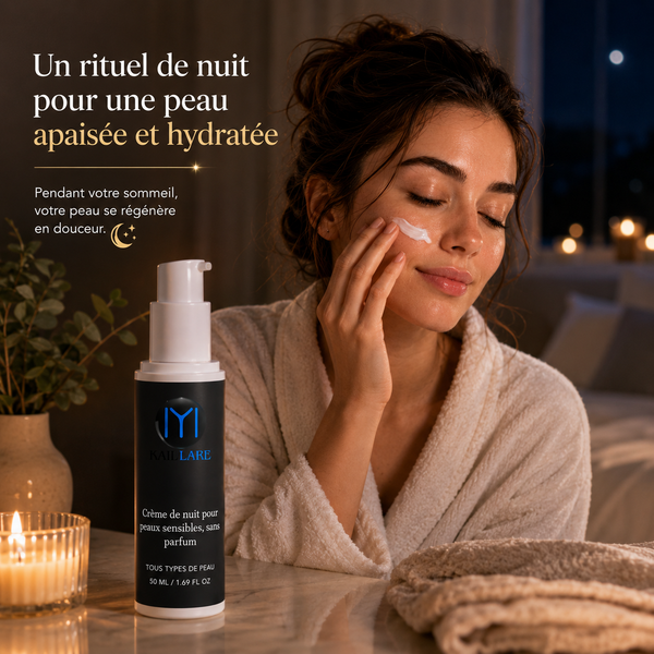 Crème de nuit peaux sensibles bio | Kaii Lare - vue 3